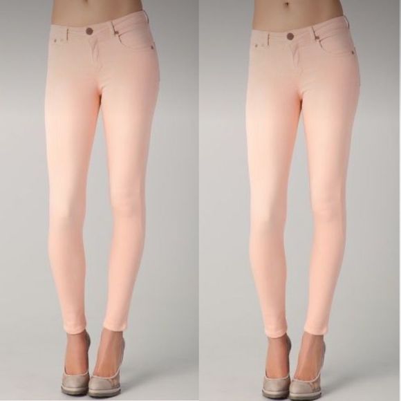 Victoria Beckham salmon pink jeans - Picture 1 of 11